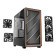 Antec Flux Wood Tempered Glass Mid Tower Gaming PC Case - Black