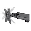 Neomounts FPMA-D650BLACK 17-27" Coil Spring Full Motion Desk Mount Single Monitor Arm - Black