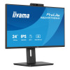 iiyama ProLite XB2497HSNH-B1 23.8" Full HD IPS 100Hz 1ms USB-C Height Adjustable Monitor with Speakers and Webcam - Matte Black