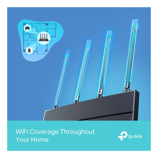 TP-LINK Archer AX12 Wi-Fi 6 dual-band router for seamless connectivity
