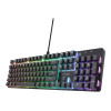 Trust GXT 871 Zora Full-size Wired Mechanical Gaming Keyboard - Black