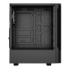Gamdias TALOS E3 CG Mid Tower ATX Gaming PC Case with 3 x RGB Fans - Black