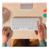 Logitech POP Icon Keys Wireless Mini Keyboard UK English - White