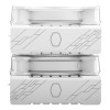 Cooler Master Hyper 622 Halo White 4-Pin PWM RGB CPU Air Cooler + TD300 Mesh White Mini Tower Bundle
