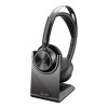 Poly Voyager Focus 2 UC USB Wireless Headset Including Charging Stand - Black