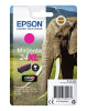 Epson Elephant Singlepack Magenta 24XL Claria Photo HD Ink