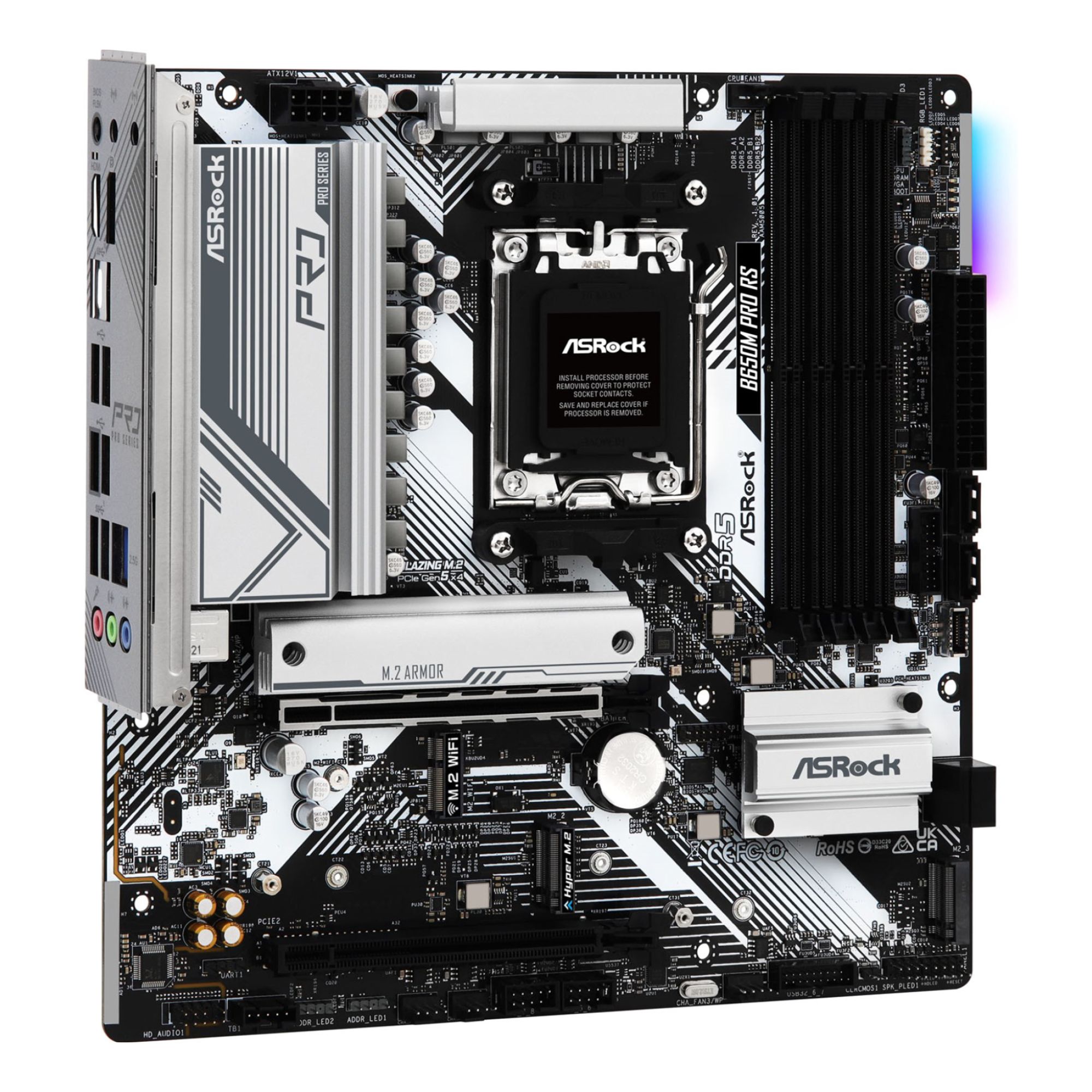 Asrock B650M PRO RS AMD B650 DDR5 mATX Socket AM5 Board