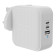 Hyper HyperJuice 70W USB-C GaN Safety Tested Travel Charger With 3 Ports - White
