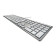 Cherry KC 6000 Ultra Flat USB Wired Keyboard for Mac - Silver