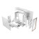 Antec Flux PRO Wood Tempered Glass Full Tower Gaming PC Case - White
