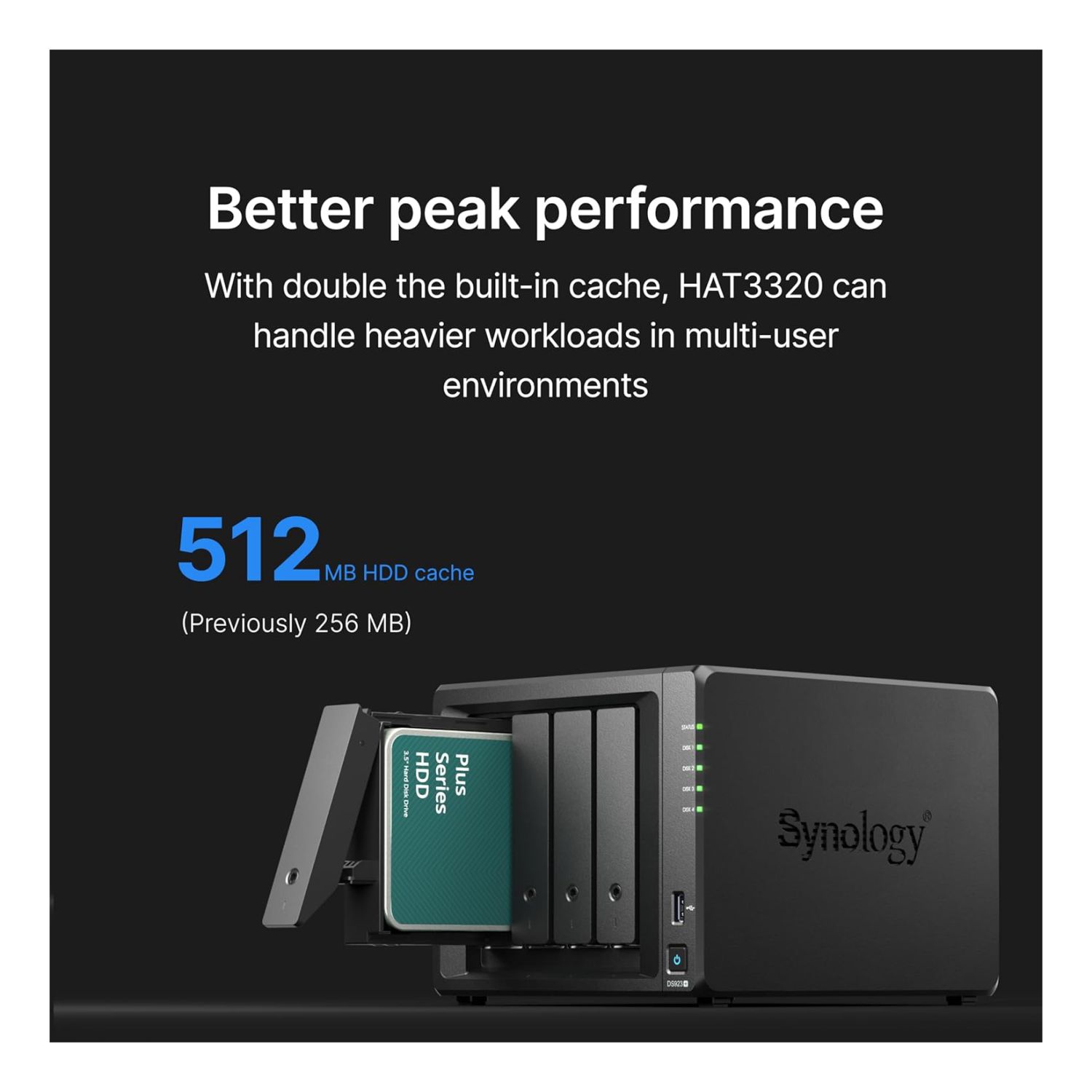 Synology HAT3320 Plus 8TB 7200RPM NAS Hard Drive