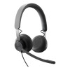 Logitech Zone Microsoft Teams Wired USB-C Plug & Play Stereo Headset - Graphite