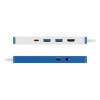 Hyper HyperDrive Flex 8 Port USB-C Hub Blue/White