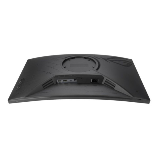 Black back body of ASUS ROG Strix XG27WCS 27" Curved Wide Quad HD Height Adjustable USB-C Monitor 