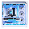 Lian Li O11 Vision Compact Tempered Glass Mid Tower Gaming PC Case - White