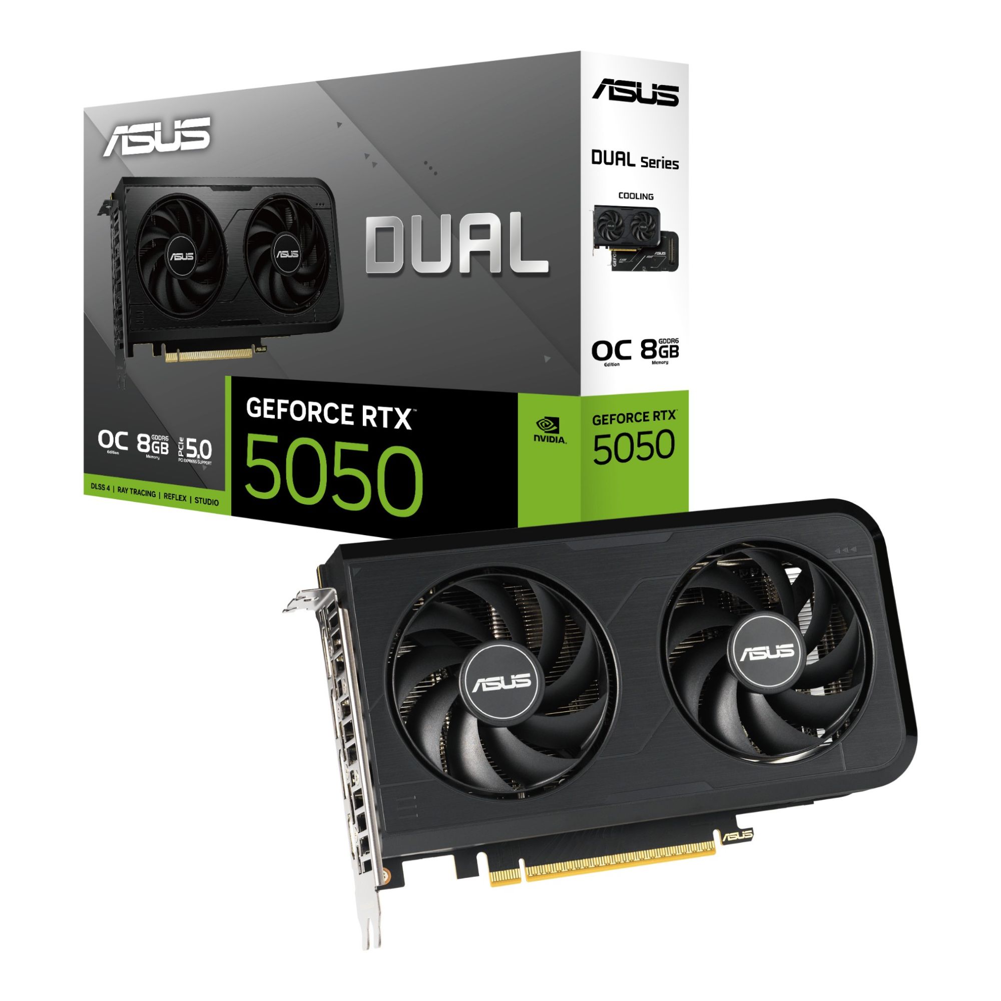 ASUS GeForce RTX 5050 DUAL OC 8GB グラボ ASUS GeForce RTX 5050 dual 8GB OC GPU: DUAL-RTX5050-O8G