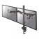 Neomounts FPMA-D550DBLACK 10-32" Full Motion Desk Mount Clamp & Grommet Dual Monitor Arm - Black