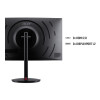 Side view of Acer Nitro XZ2 XZ322QUS 31.5" Curved Gaming Monitor
