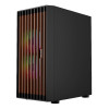Gamdias AURA GC4 ARGB Tempered Glass Mid Tower Gaming PC Case - Black