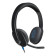 Logitech H540 Wired On-Ear Laser-Tuned Headset - Black