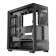 Antec Flux Wood Tempered Glass Mid Tower Gaming PC Case - Black