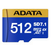 ADATA UD512GEX3L1-C 512GB MicroSDXC SD7.1 UHS-II Nintendo Switch 2 Memory Card