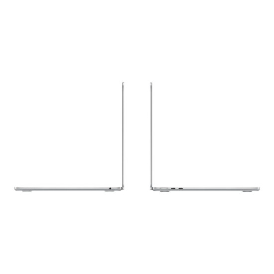 Silver Apple MacBook Air with 16GB RAM, 256GB SSD, and the M2 Octa-Core chip