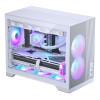 Phanteks XT M3 Fanless Tempered Glass Micro ATX PC Case - White