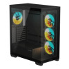 Gigabyte C500 Panoramic Stealth ATX Mid Tower Tempered Glass RGB Fusion Black PC Case