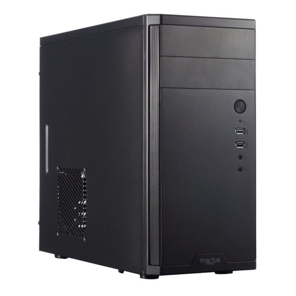 Fractal Design CORE 1100 Mini micro ATX Mini Tower Case with sleek aluminium finish.
