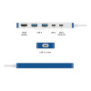 Hyper HyperDrive Flex 5 Port USB-C Hub Blue/White
