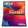 Acer PD193QE PD3 18.5" Full HD IPS USB-C Foldable Dual Screen Portable Monitor with Speakers