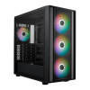 CoolerMaster MasterBox 600 ARGB Mid Tower Tempered Glass PC Case - Black