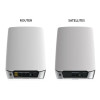 NETGEAR Orbi RBK752 Wifi 6 Tri-Band Mesh System AX4200 1 Router with 1 Satellite Extender