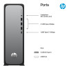 HP OmniDesk Slim S03-0009na Intel® Core i5-14400 8GB RAM 512GB SSD Windows 11 Home Tower PC