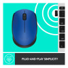 Logitech M170 RF Wireless Optical 1000 DPI Mouse - Blue