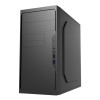 CiT Work Chassis micro ATX PC Case - Black