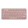Logitech Pebble Keys 2 K380s Wireless + Bluetooth QWERTY Keyboard - Pink