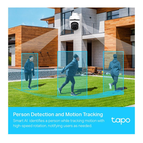 TP-LINK Tapo C500 outdoor security camera with Wi-Fi and pan/tilt capabilities
