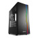 Refurbished - Sharkoon RGB Slider Tempered Glass Mid Tower ATX Gaming PC Case - Black