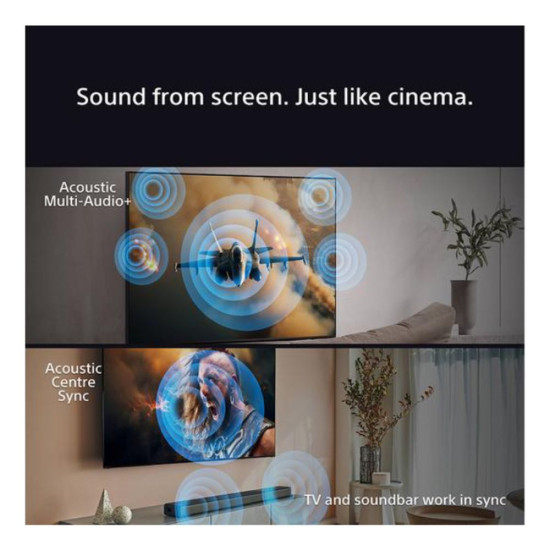 Close-up of Sony BRAVIA XR 9 K85XR90PU with sleek design and ultra-thin bezels