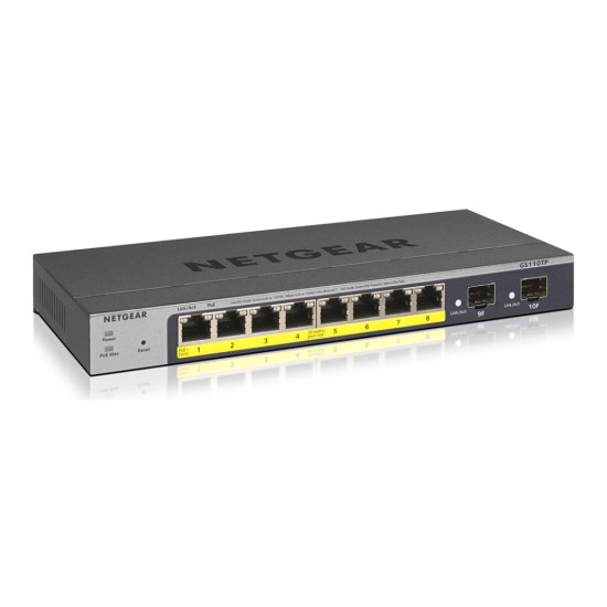 NETGEAR GS108E ProSafe Plus 8-Port Gigabit Ethernet Switch
