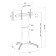 Neomounts FL50-540BL1 37-70" Height Adjustable Mobile Floor Stand TV Trolley Stand - Black