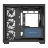 CiT Vision ARGB Tempered Glass Mid Tower ATX Gaming PC Case - Black