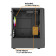 Vida Genesis Micro-ATX ARGB Tempered Glass Gaming PC Case - Black