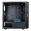 CiT Flash RGB Tempered Glass Micro ATX Gaming PC Case - Black