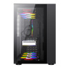 GameMax Infinity ATX RGB Tempered Glass Mid Tower Gaming PC Case - Black
