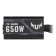 ASUS TUF Gaming 650W ATX 80 Plus Bronze PSU Power Supply - Black