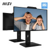 MSI PRO MP242PMG 24" IPS Full HD 120Hz Webcam Height Adjustable Monitor with Speakers
