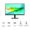 Samsung ViewFinity S6 LS27D600UAUXXU 27" IPS QHD 100Hz 5ms USB-C Height adjustable Monitor